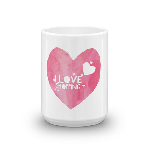 Shop Life™ I Love Shopping Mug