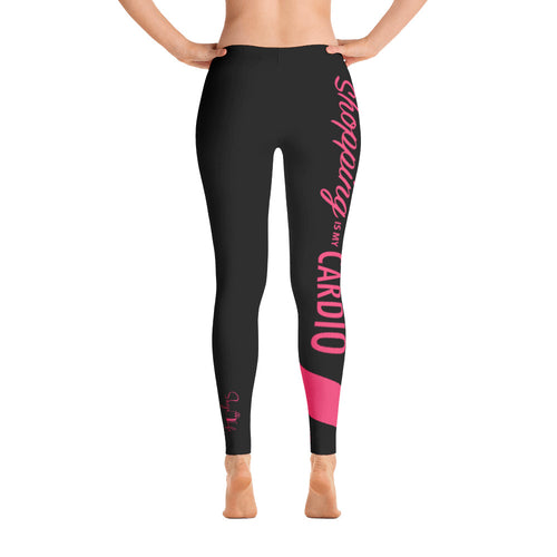 Shopping is My Cardio Leggings