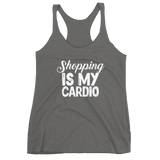 Shopping is My Cardio Racerback Tank