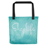 Shop Life™ Watercolor Tote Bag - Ocean