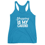 Shopping is My Cardio Racerback Tank
