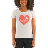 Shop Life™ I LOVE SHOPPING Short Sleeve Tee in Living Coral!