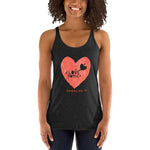 Shop Life™ I LOVE SHOPPING Racerback Tank in Living Coral!