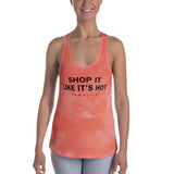 Shop Life™ Shop It Like It's Hot Living Coral Women's Racerback Tank