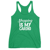 Shopping is My Cardio Racerback Tank