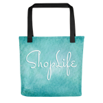 Shop Life™ Watercolor Tote Bag - Ocean